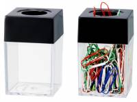 Clipsdispenser Büngers Magnetisk - Klar/sort