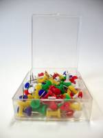 Kortn&aring;l Push Pin ass. farver (100)