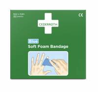 Soft Foam Bandage Bl&aring; 6cmx4,5m