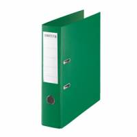 Brevordner u/metalskinne PP A4 75mm gr&oslash;n