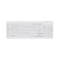 Active Key QuickClean Medical Keyboard IP68 Compact W White
