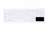Active Key QuickClean Med KB IP68 Touchpad Comp W White