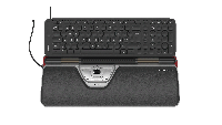RollerMouse Red Plus + Balance MidSize Keyboard Wired