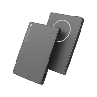 DBRAMANTE Power Bank - 5K mAh Mag. Built-in USB-C Cable - Ti