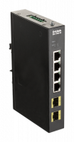 D-LINK 4-port Gigabit Industrial Switch including 2 x 100/10