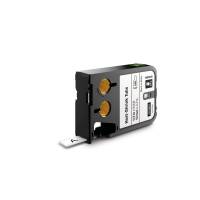 Tube XTL 12mmx2,7m heat-shrink sort p&aring; hvid