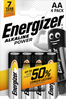 Energizer Alkaline Power AA type Standardbatterier 4