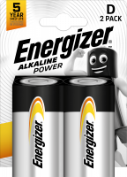 Energizer Alkaline Power D-type Standardbatterier 2