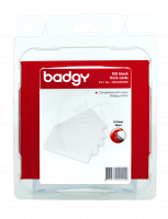 Badgy blank white 0,76mm thick cards (100)