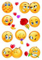 Herma stickers Magic Valentine's Day smileys (1)