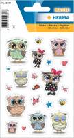 Herma stickers Magic ugle og venner folie (1)