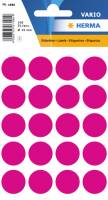 Herma etiket manuel &oslash;19 pink (100)