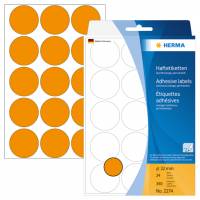 Herma etiket manuel &oslash;32 neon orange (360)