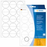 HERMA Sikkerheds-/forseglingsm&aelig;rkater 32 mm rund 240etikette(r) 2279