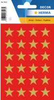 Herma stickers Decor julestjerner &oslash;15 guld (3)