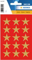 Herma stickers Decor julestjerner &oslash;22 guld (3)