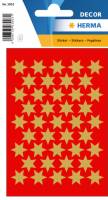 Herma stickers Decor julestjerner &oslash;14 guld (3)