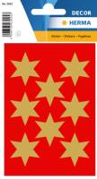 Herma stickers Decor julestjerner &oslash;33 guld (3)