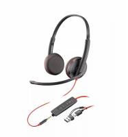 HP Poly Blackwire 3225 UC Stereo USB-C/A (Bulk)