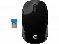 HP 200 Optisk Tr&aring;dl&oslash;s Sort