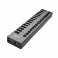 USB-A hub 16x USB-A 3.0 active w/ 90W PSU