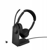 Jabra Evolve2 55 UC Stereo Tr&aring;dl&oslash;s H&oslash;retelefoner Sort