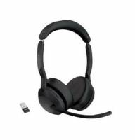 Jabra Evolve2 55 MS Stereo Tr&aring;dl&oslash;s H&oslash;retelefoner Sort