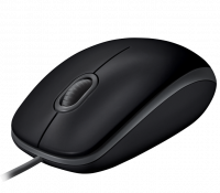 Logitech B110 Silent Optisk Kablet Sort