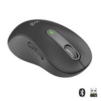 Logitech Signature M650 L LEFT Optisk Tr&aring;dl&oslash;s Sort Gr&aring;