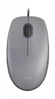 Logitech M110 Silent Optisk Kablet Gr&aring;