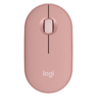 Logitech Pebble Mouse 2 M350s Optisk Tr&aring;dl&oslash;s Pink