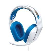 Logitech G G335 Wired Gaming Headset Kablet H&oslash;retelefoner Bl&aring; Hvid