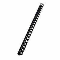 Spiralringe plastik 16mm A4 21R sort (100)