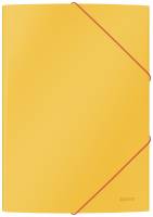 3-klap elastikmappe Cosy karton A4 gul