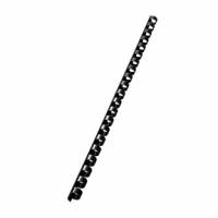 Spiralringe plastik 10mm A4 21R sort (100)