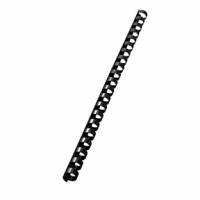 Spiralringe plastik 12mm A4 21R sort (100)