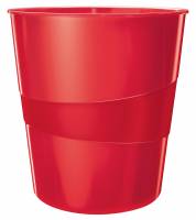 Papirkurv Plus WOW 15L r&oslash;d