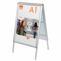 Gadeskilt A-skilt skifteramme A1