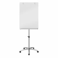 Flipover gulvmodel mobil glastavle magnetisk 70x100cm