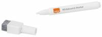 WB marker m/magnetisk h&aelig;tte rund 2mm hvid (6)