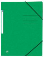 Oxford File+ Samlemappe A4, Gr&oslash;n