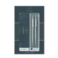 Parker Duos&aelig;t Jotter 77% recycled CT kuglepen+stiftblyant s&oslash;
