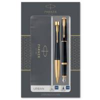 Parker Duos&aelig;t Urban GT kuglepen+fyldepen mat sort