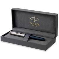 Parker 51 fyldepen i gave&aelig;ske midnatsbl&aring;/krom