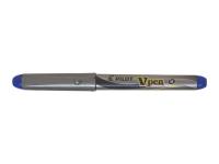 Fyldepen V-Pen Silver m/h&aelig;tte bl&aring;