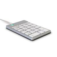 R-Go Tools Numpad Break Numeric Wired Keypad, White