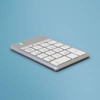 R-Go Tools Numpad Break Numeric Wireless Keypad, White