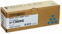 Ricoh SP C360HE Cyan Toner 408185