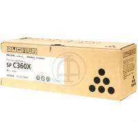 Ricoh SP C360X Sort 10000 sider Toner 408250