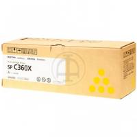 Ricoh SP C360X Gul 9000 sider Toner 408253